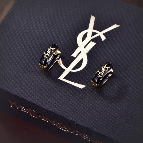 réplica,joyas,joyería,1:1,replica,fake,lujo,barato pendientes con letras YSL