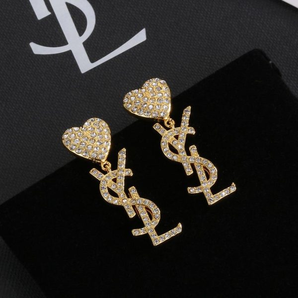 réplica,joyas,joyería,1:1,replica,fake,lujo,barato Pendientes YSL