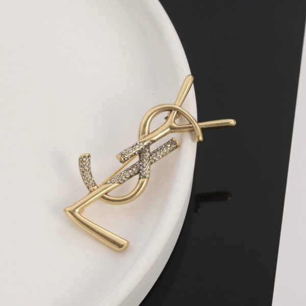 réplica,joyas,joyería,1:1,replica,fake,lujo,barato broche YSL