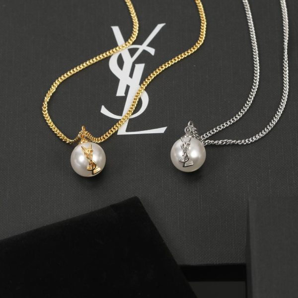 réplica,joyas,joyería,1:1,replica,fake,lujo,barato collar YSL