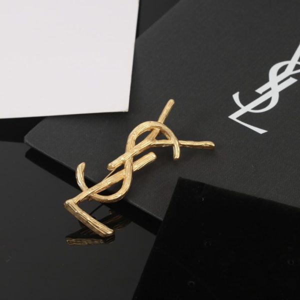 réplica,joyas,joyería,1:1,replica,fake,lujo,barato broche YSL