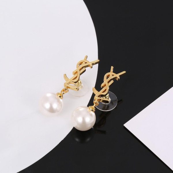 réplica,joyas,joyería,1:1,replica,fake,lujo,barato Pendientes YSL