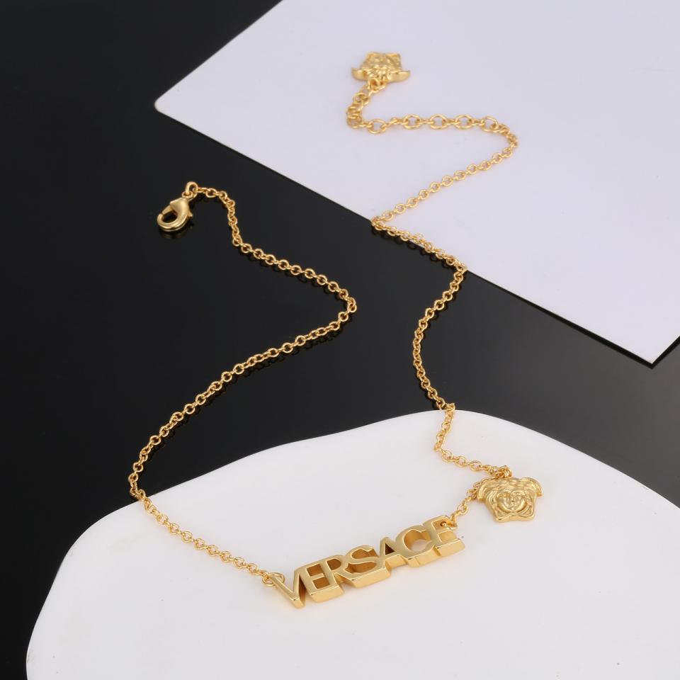 réplica,joyas,joyería,1:1,replica,fake,lujo,barato collar de oro versace