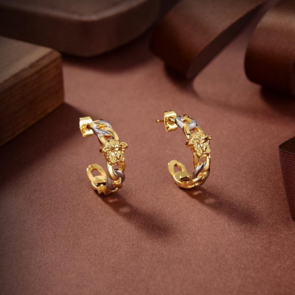 réplica,joyas,joyería,1:1,replica,fake,lujo,barato Pendientes Versace Beauty Head