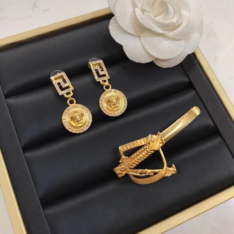 réplica,joyas,joyería,1:1,replica,fake,lujo,barato Pendientes Versace Beauty Head
