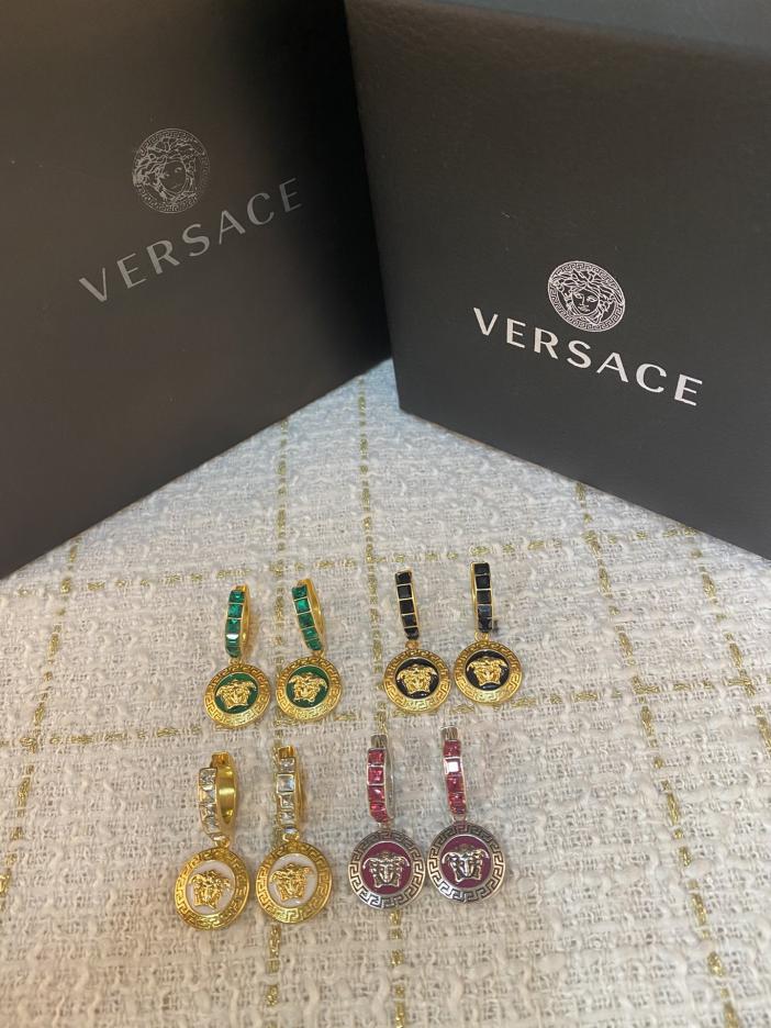 réplica,joyas,joyería,1:1,replica,fake,lujo,barato Versace últimos pendientes