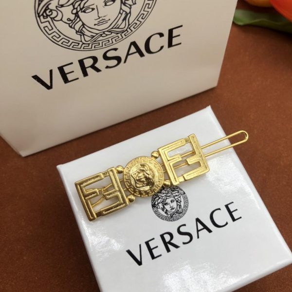 réplica,joyas,joyería,1:1,replica,fake,lujo,barato pasador de pelo Versace