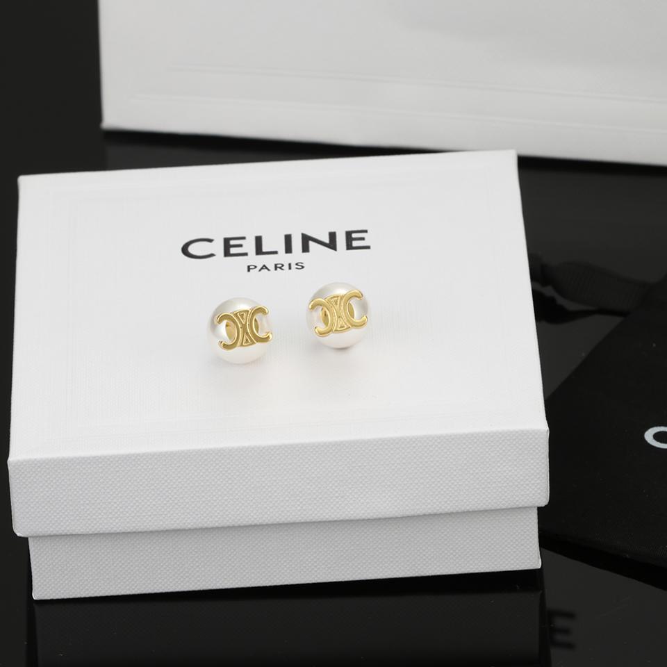 réplica,joyas,joyería,1:1,replica,fake,lujo,barato Pendientes Celine Arco de Triunfo nuevos