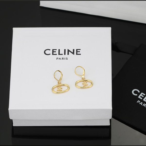 réplica,joyas,joyería,1:1,replica,fake,lujo,barato Pendientes Celine Arco de Triunfo nuevos