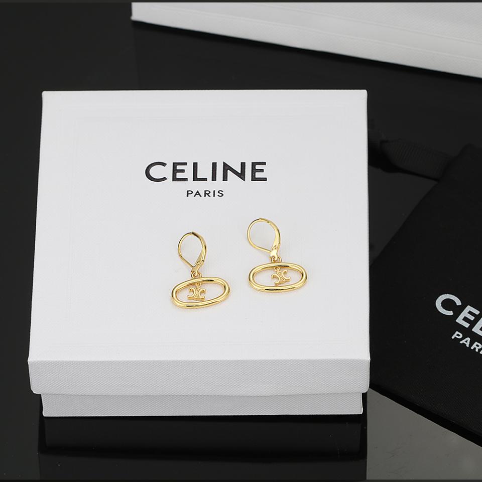 réplica,joyas,joyería,1:1,replica,fake,lujo,barato Pendientes Celine Arco de Triunfo nuevos