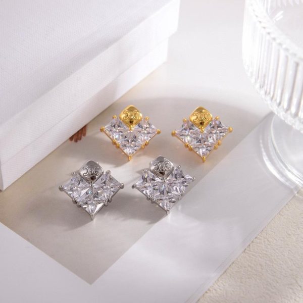 réplica,joyas,joyería,1:1,replica,fake,lujo,barato Pendientes nuevos Celine