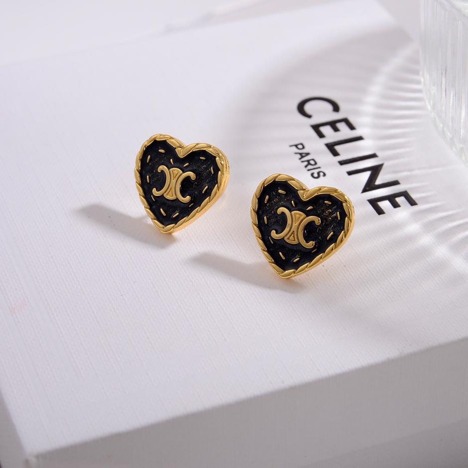 réplica,joyas,joyería,1:1,replica,fake,lujo,barato Pendientes nuevos Celine