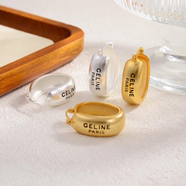 réplica,joyas,joyería,1:1,replica,fake,lujo,barato Pendientes nuevos Celine