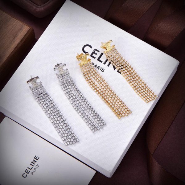 réplica,joyas,joyería,1:1,replica,fake,lujo,barato Pendientes nuevos Celine