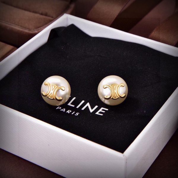 réplica,joyas,joyería,1:1,replica,fake,lujo,barato Celine nuevos pendientes Arco de Triunfo