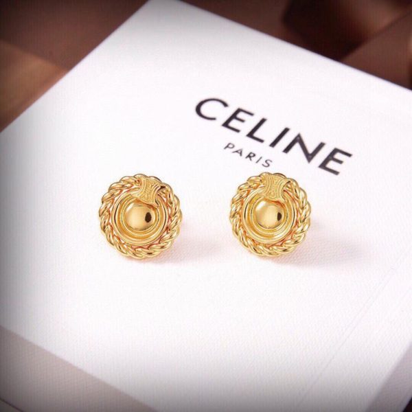 réplica,joyas,joyería,1:1,replica,fake,lujo,barato Celine nuevos pendientes Xuankaimen