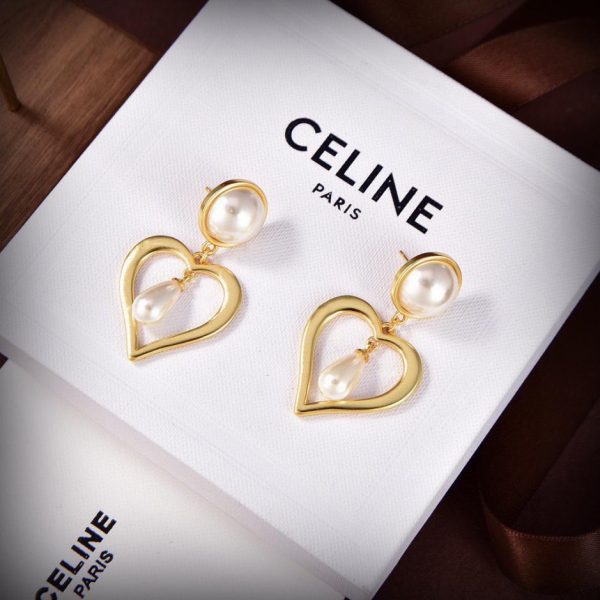 réplica,joyas,joyería,1:1,replica,fake,lujo,barato Pendientes nuevos Celine