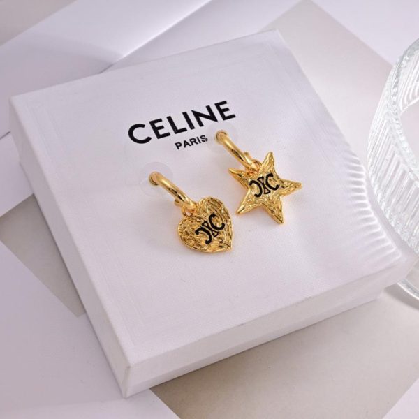 réplica,joyas,joyería,1:1,replica,fake,lujo,barato Pendientes nuevos Celine