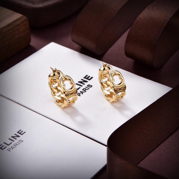 réplica,joyas,joyería,1:1,replica,fake,lujo,barato Pendientes nuevos Celine