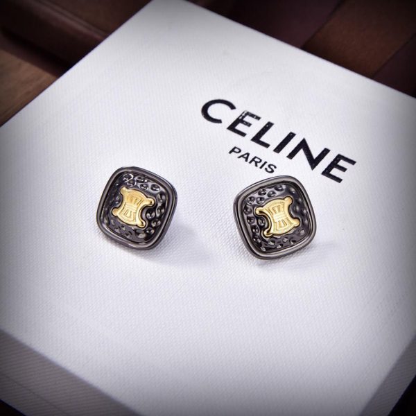 réplica,joyas,joyería,1:1,replica,fake,lujo,barato Celine nuevos pendientes de puerta Kai Xuan