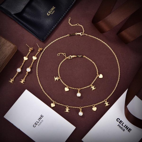 réplica,joyas,joyería,1:1,replica,fake,lujo,barato Pendientes Celine Arco de Triunfo nuevos