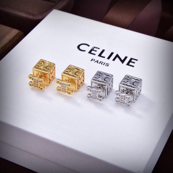 réplica,joyas,joyería,1:1,replica,fake,lujo,barato Pendientes nuevos Celine
