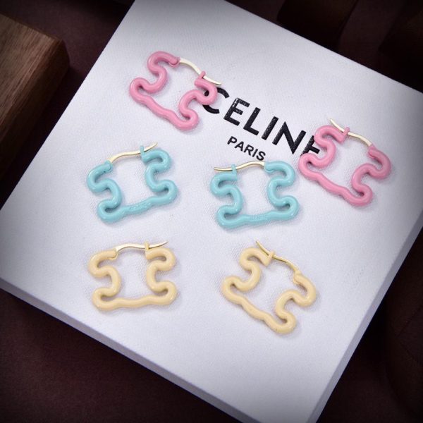 réplica,joyas,joyería,1:1,replica,fake,lujo,barato Pendientes nuevos Celine