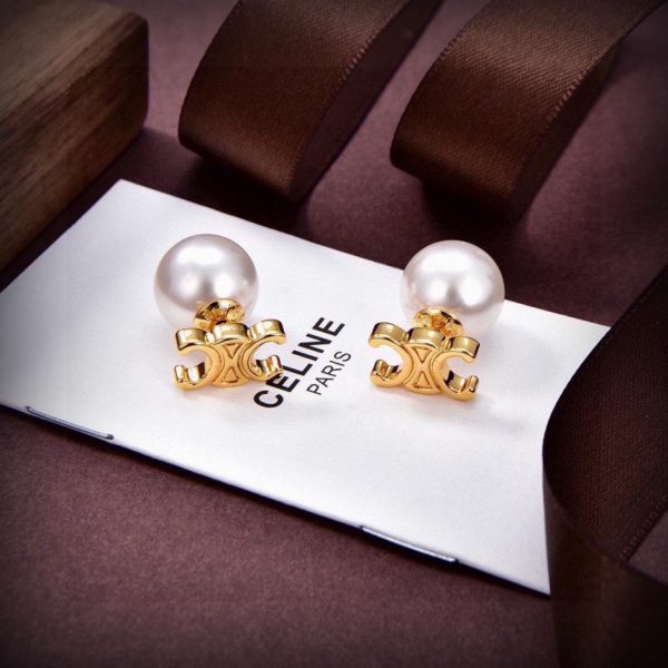 réplica,joyas,joyería,1:1,replica,fake,lujo,barato Pendientes nuevos Celine