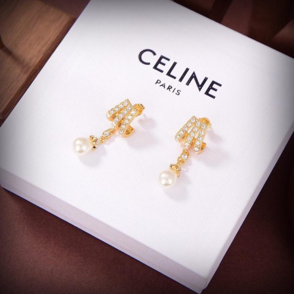 réplica,joyas,joyería,1:1,replica,fake,lujo,barato Pendientes nuevos Celine