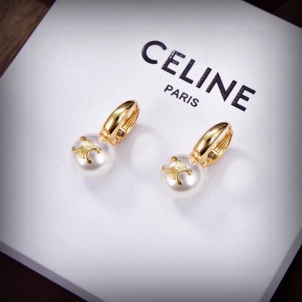 réplica,joyas,joyería,1:1,replica,fake,lujo,barato Los nuevos pendientes de perlas del Arco de Triunfo de Celine
