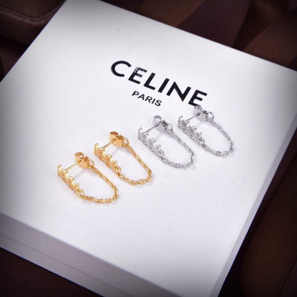réplica,joyas,joyería,1:1,replica,fake,lujo,barato Pendientes nuevos Celine