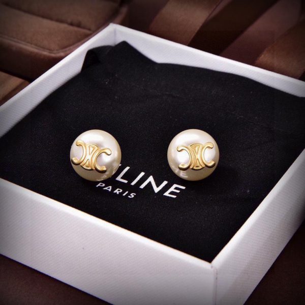 réplica,joyas,joyería,1:1,replica,fake,lujo,barato Celine nuevos pendientes Arco de Triunfo