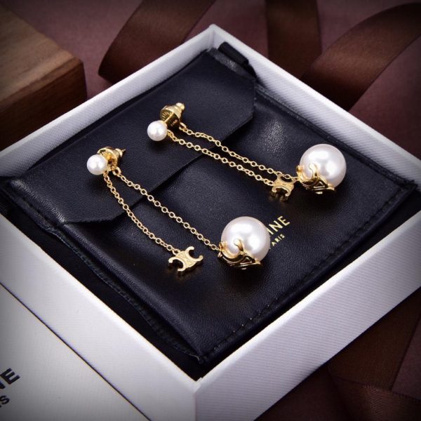 réplica,joyas,joyería,1:1,replica,fake,lujo,barato Pendientes nuevos Celine