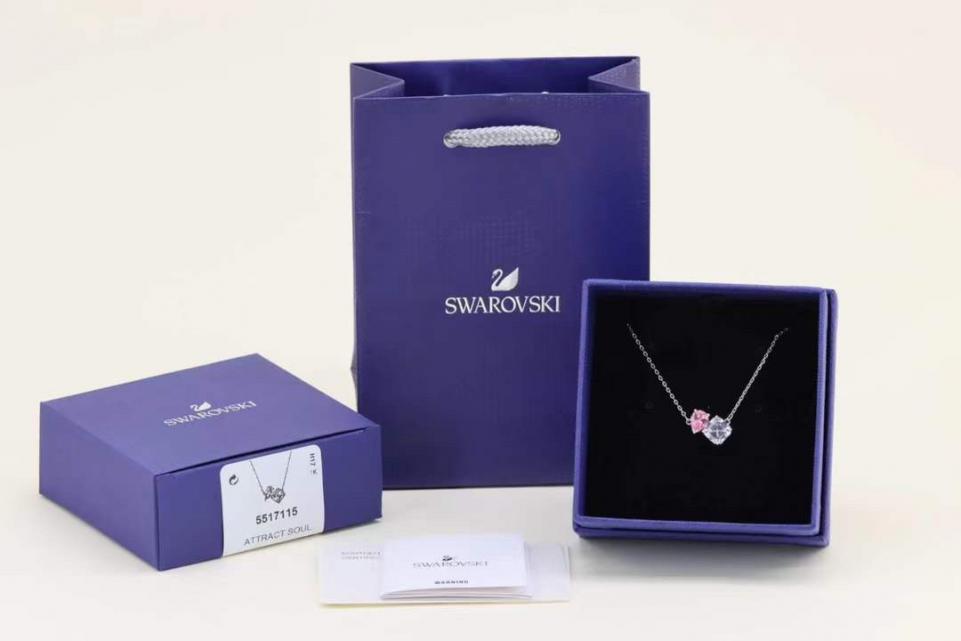 réplica,joyas,joyería,1:1,replica,fake,lujo,barato collar de clavícula swarovski