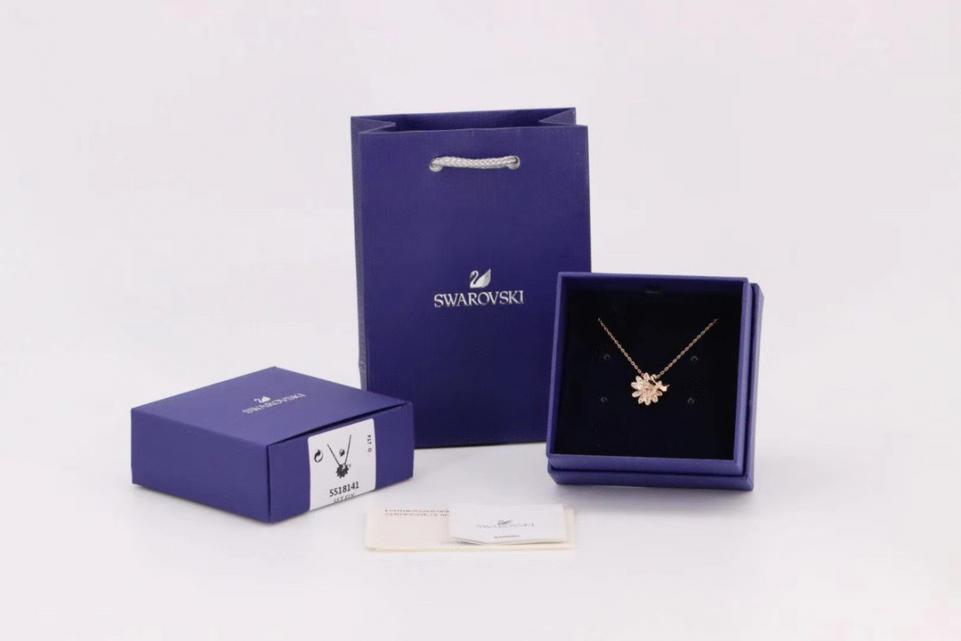 réplica,joyas,joyería,1:1,replica,fake,lujo,barato collar de clavícula swarovski