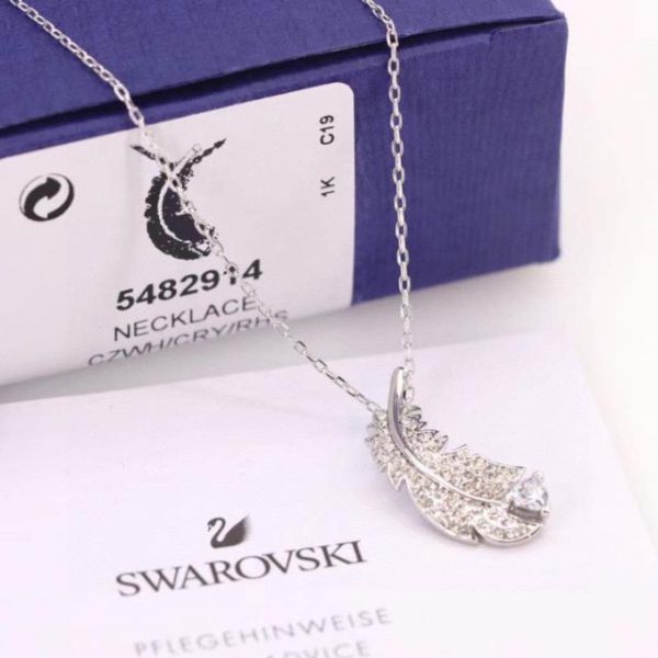 réplica,joyas,joyería,1:1,replica,fake,lujo,barato collar de clavícula swarovski