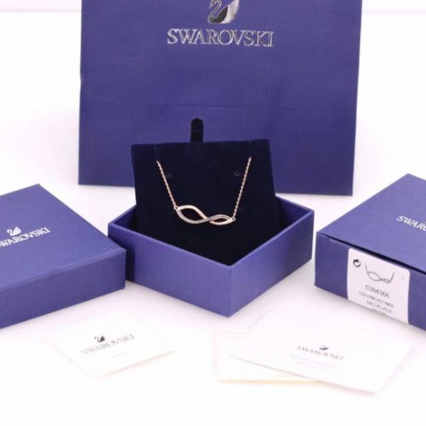 réplica,joyas,joyería,1:1,replica,fake,lujo,barato Collar de clavícula Swarovski
