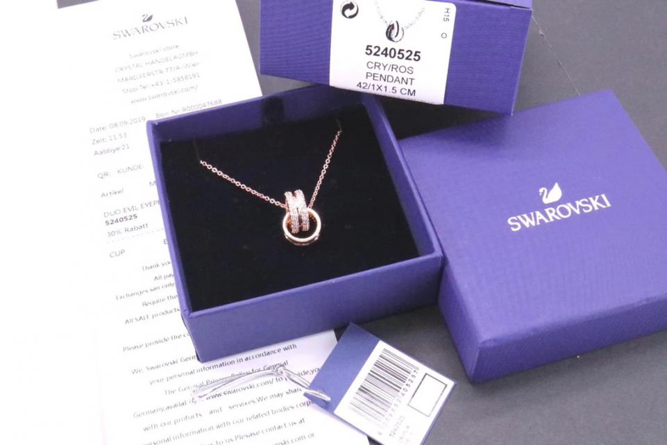réplica,joyas,joyería,1:1,replica,fake,lujo,barato réplica,joyas,joyería,1:1,replica,fake,lujo,barato Collar de clavícula Swarovski