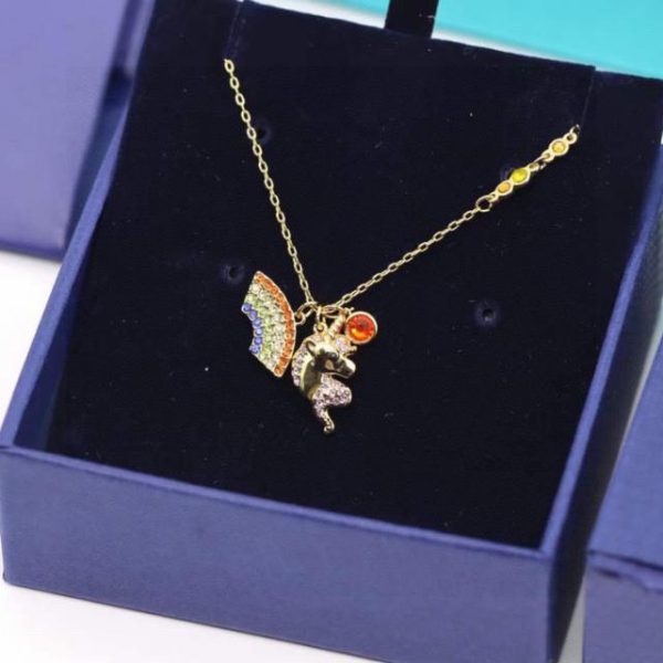 réplica,joyas,joyería,1:1,replica,fake,lujo,barato Collares Swarovski para hombre y mujer.