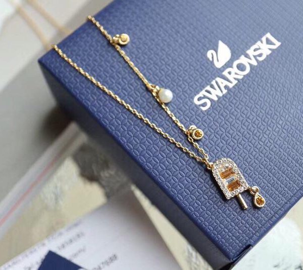 réplica,joyas,joyería,1:1,replica,fake,lujo,barato Collar de clavícula Swarovski