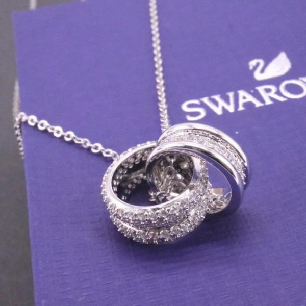 réplica,joyas,joyería,1:1,replica,fake,lujo,barato Collar de clavícula Swarovski
