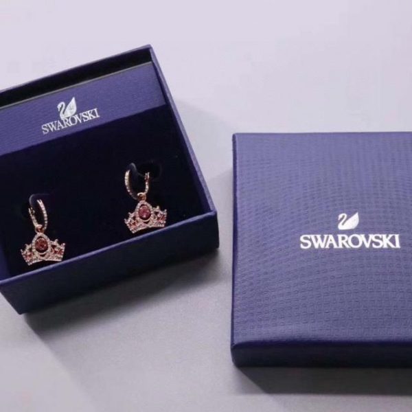 réplica,joyas,joyería,1:1,replica,fake,lujo,barato Corona de diamantes rojos de Swarovski