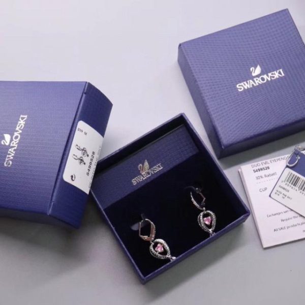 réplica,joyas,joyería,1:1,replica,fake,lujo,barato Pendientes de cristal de Swarovski