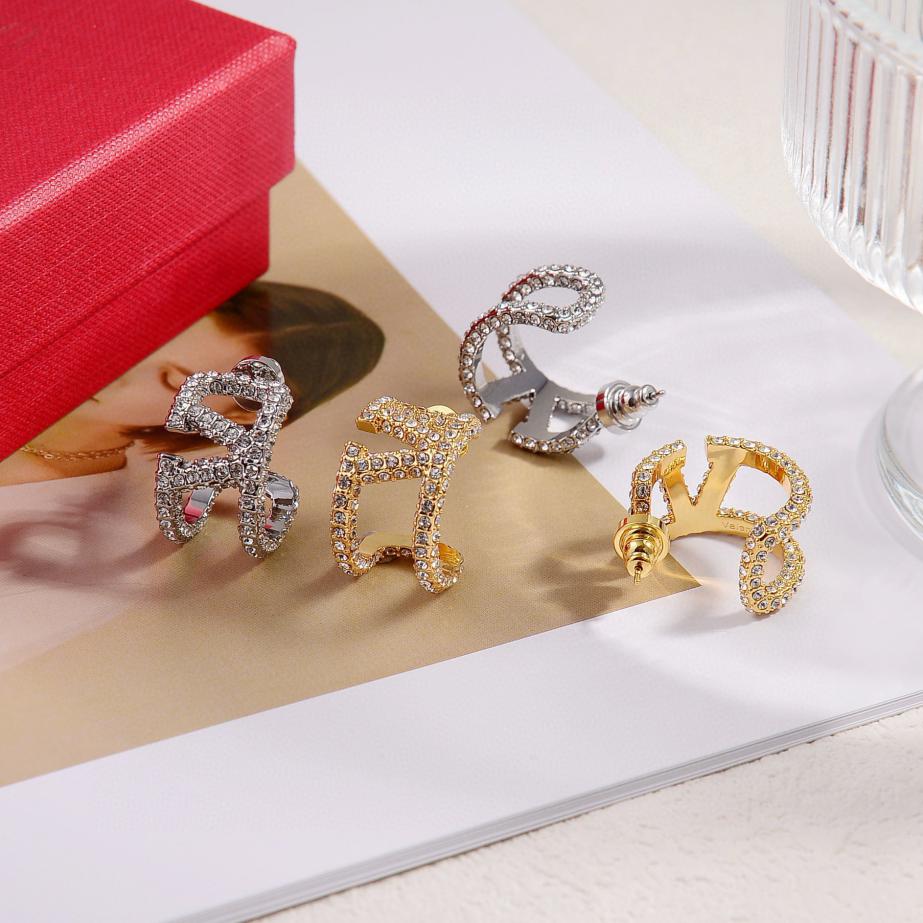 réplica,joyas,joyería,1:1,replica,fake,lujo,barato pendientes nuevos valentino