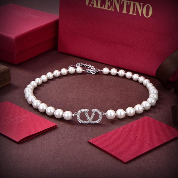 réplica,joyas,joyería,1:1,replica,fake,lujo,barato collar Valentino