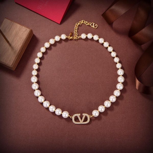 réplica,joyas,joyería,1:1,replica,fake,lujo,barato collar Valentino