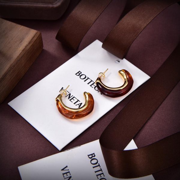 réplica,joyas,joyería,1:1,replica,fake,lujo,barato BOTTEGA VENENTA nuevos pendientes con diseño distintivo