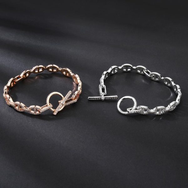réplica,joyas,joyería,1:1,replica,fake,lujo,barato Pulsera de nariz de cerdo Hermes