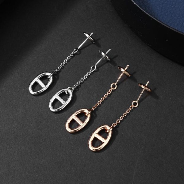 réplica,joyas,joyería,1:1,replica,fake,lujo,barato Pendientes de nariz de cerdo Hermes