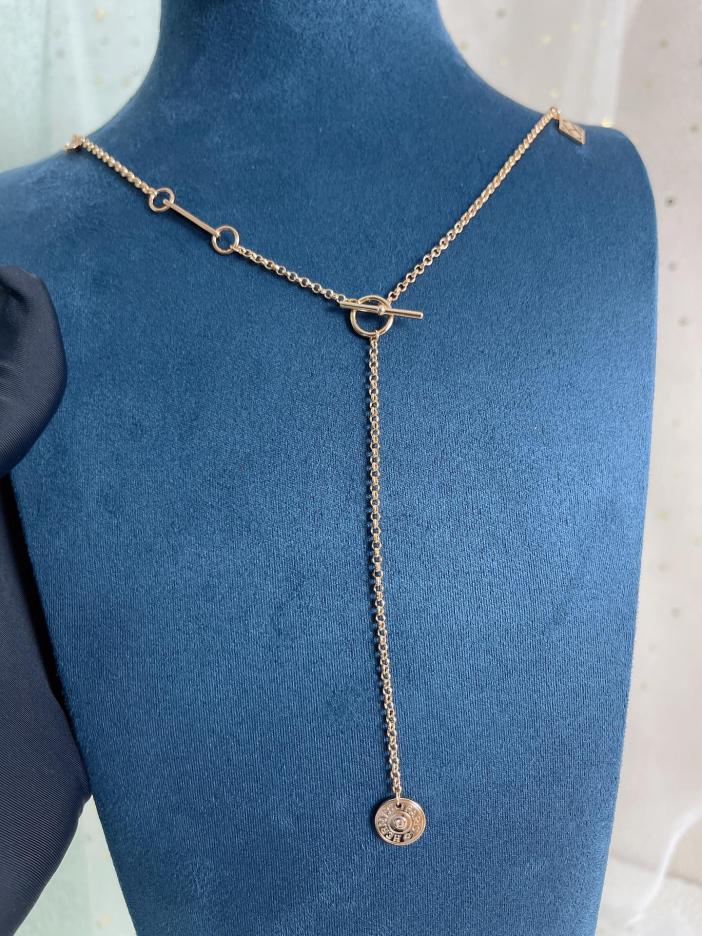 réplica,joyas,joyería,1:1,replica,fake,lujo,barato Collar largo serie Hermes Gambade